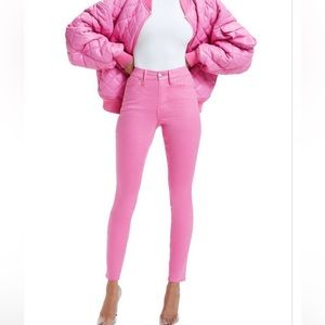 Good American Sorority Pink Good Legs Size 12/31